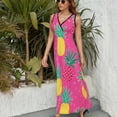 thumbnail image 3 of Lunarable Pineapple Art Sleeveless Dress Women's Summer Suit Dresses for Women 2025 Luxury Party Dress, 3 of 7
