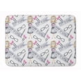 thumbnail image 1 of Carolines Treasures BB7542RUG Watercolor Girl Boss Get it Girl Machine Washable Memory Foam Mat, 1 of 4