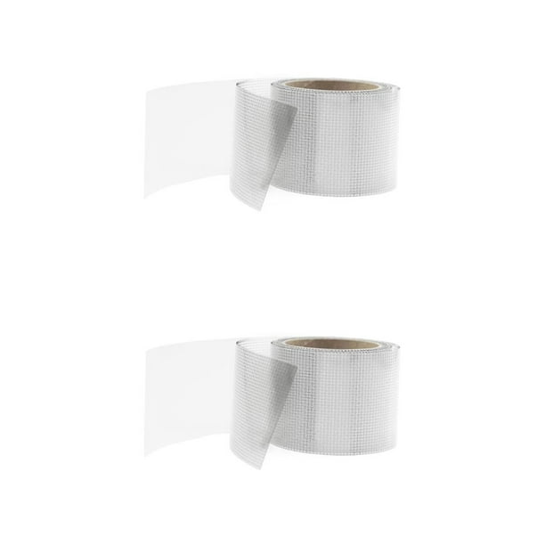 Scienceny Parche de red de pantalla de ventana anti-insectos para el hogar, fibra de vidrio resistente al agua, malla adhesiva fuerte, pantallas de cinta Type2 NO2 Scienceny CBP257092