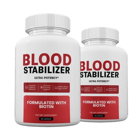 (2 Pack) Blood Stabilizer Capsules, Blood Stabilizer Premium Formula - 120 Count
