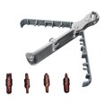 thumbnail image 2 of Juego De Destornilladores De Carraca, Puntas De Precisin Profesionales, Mango Ergonmico Antideslizante, Juego De 10 Piezas, Para Reparaciones Domsticas Y Mantenimiento Automotriz, UKHBMC, 2 of 9