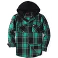 thumbnail image 3 of Alex Vando Mens Button Down Shirts Regular Fit Long Sleeve Casual Plaid Flannel Shirt, 3 of 6