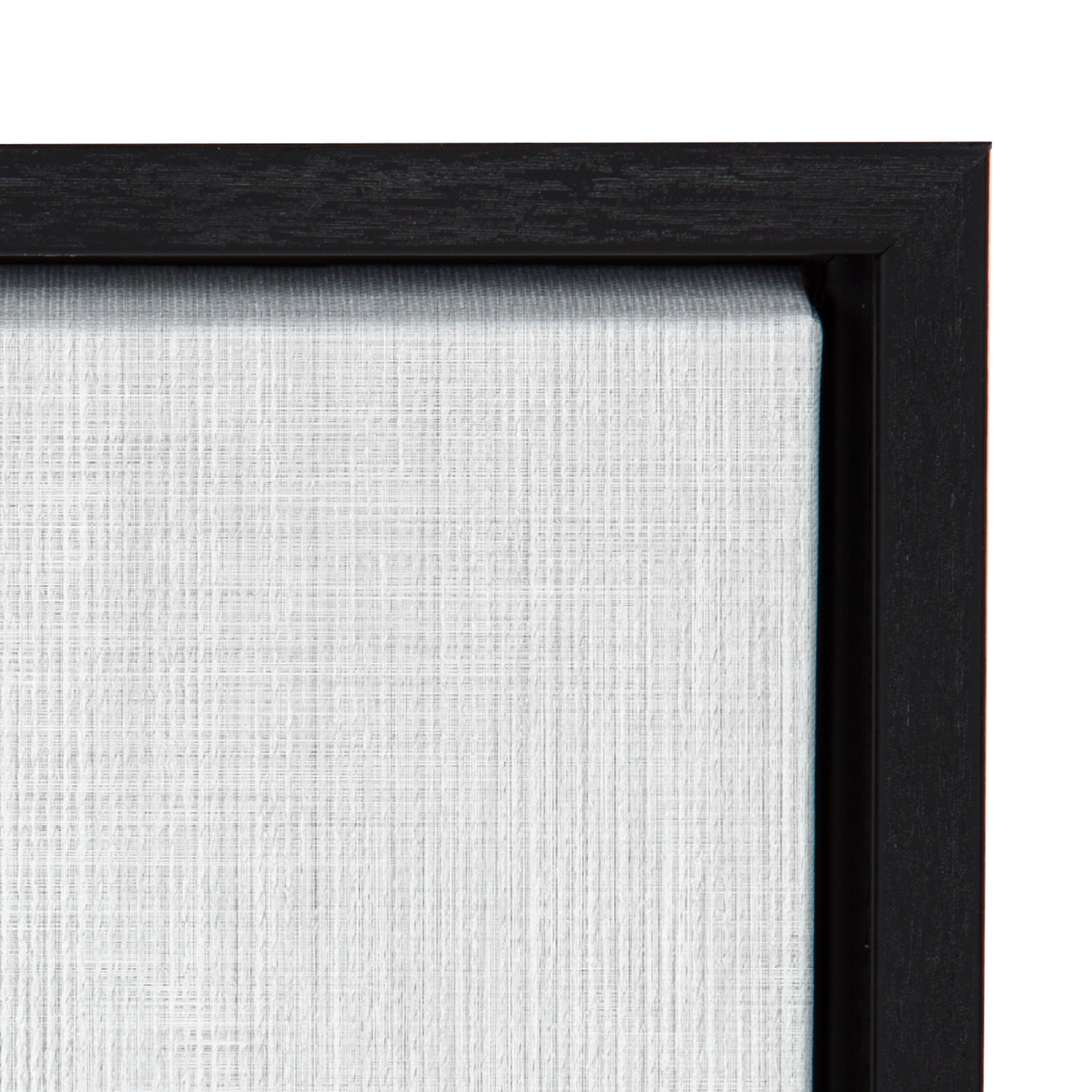 Kate and Laurel Sylvie Alpaca Black and White Portrait Framed Canvas Wall Art by Simon Te Tai, 18x24 Black