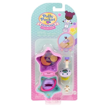 Polly Pocket Collector, Stardream Ring and Case, Heritage Micro Dolls & Keepsake Compact Playset