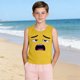 thumbnail image 5 of Niño Pequeño Niños Niños Camisola sin Mangas Suave Gradiente Impresión Moda Lindo Fondo para Casual Casa Fiesta de Boda, 5 of 7
