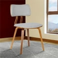thumbnail image 2 of Hawthorne Collections 18.1" Modern Fabric Dining Chair in Gray, 2 of 8