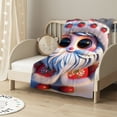 thumbnail image 2 of nygtbtfer Plush Throw Blanket Christmas Blanket Super Soft Cozy Happy Winter Holiday Blanket for Couch Sofa Bed for Adults Holiday Blanket Couch Sofa Bed Soft, 2 of 6