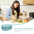 thumbnail image 4 of MasteelfCA 1Pc Colander with Lid Kitchen Colander PP Strainer Basket Baby Bottle Drying Box, 4 of 7
