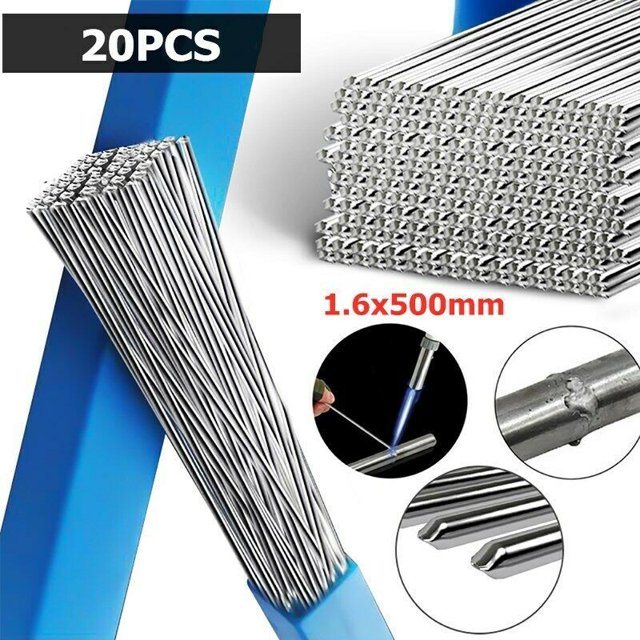 20X Aluminium Welding Rods Wire Brazing Easy Melt Solder Low Temperature 1.6Mm