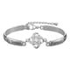 thumbnail image 1 of Pulsera de la Mujer Zircon Mujeres Cristal Slide Pulsera Ajustable Mujeres Pulsera de Plata Joyería de la Mujer en capas Colgante Pulsera Lettering pulsera pulsera, 1 of 8