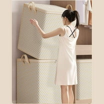 Heavy Duty Moving Bags,Non Woven Gray Corrugated Clothes Special Storage Box,Space Saver Bags for Storing Clothes,Comforters,Blankets,Pillows,220L