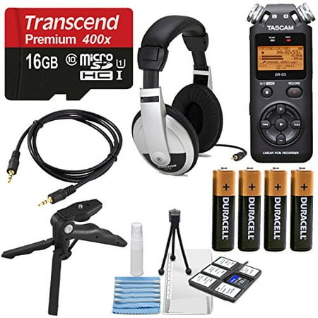 Tascam DR-05 (Version 2) Portable Handheld Digital Audio Recorder (Black)