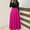 Hot Pink, variant on Deal for Days Holiday Decor Ofreoo Women's Fashion Solid Long Sleeve Round-neck Pullover Patchwork Dress Womens Fall Fashion 2024
