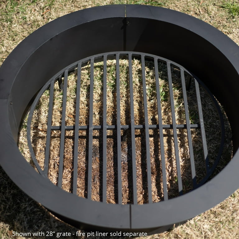 fire pit round grate