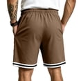 thumbnail image 6 of Jogging Shorts Men Jerdar Men's Basketball Shorts with Zipper Pockets Lightweight Quick Dry Mesh Athletic Running Shorts, 6 of 9
