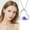 Purple-PP-best gifts, variant on ABPWLY 925 Sterling Silvery Heart Birthstone Necklace for Womens Women's jewelry Diamond Pendant Necklaces Gifts Clearance Necklaces for Women Canada Days Necklaces for Women Trendy