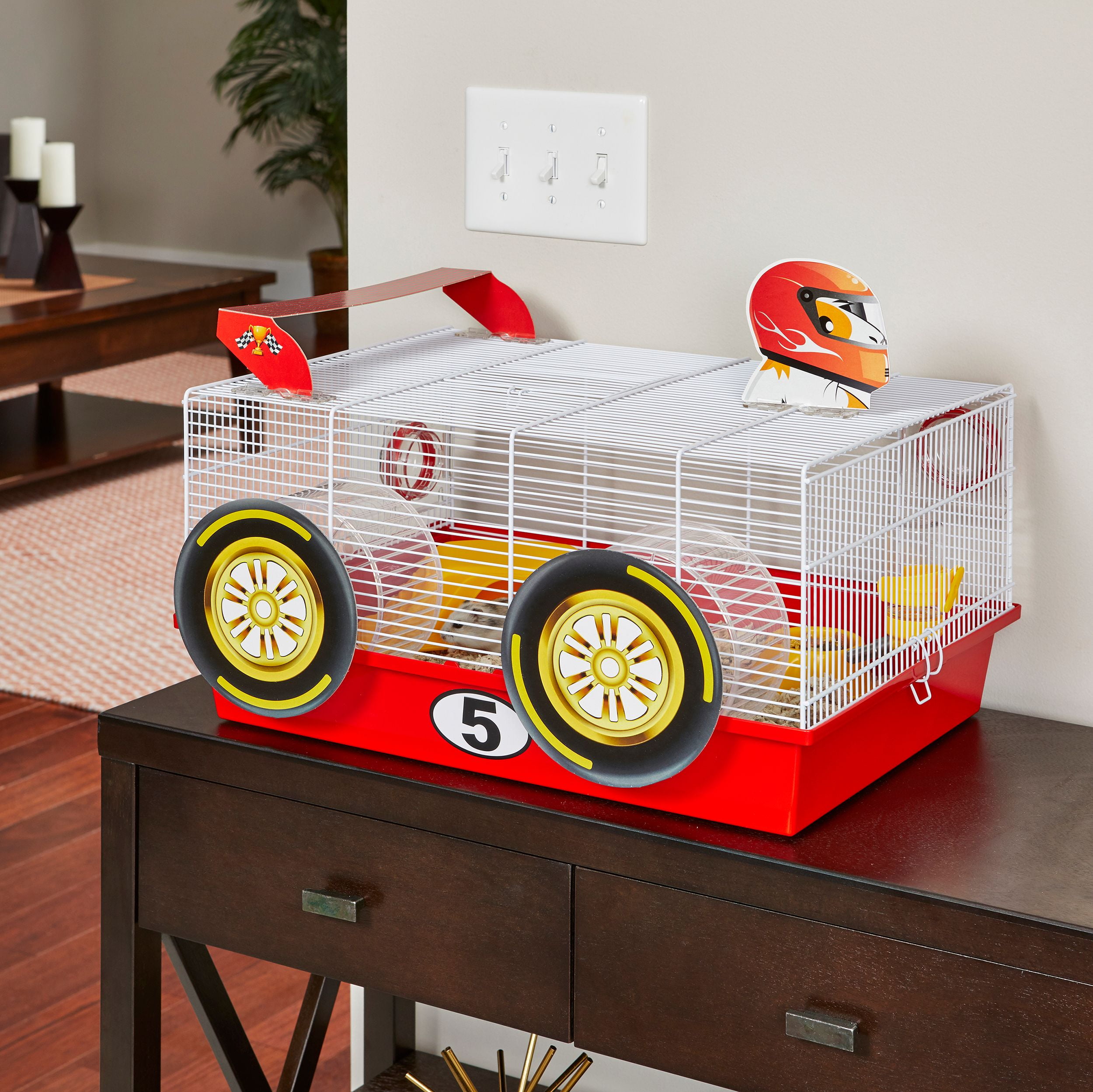 Race car hotsell hamster cage