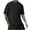 Black, variant on fatyb Mens Textured T Shirts Short Sleeve Crewneck Casual Tee Solid Color Pullover Summer Loose Tops