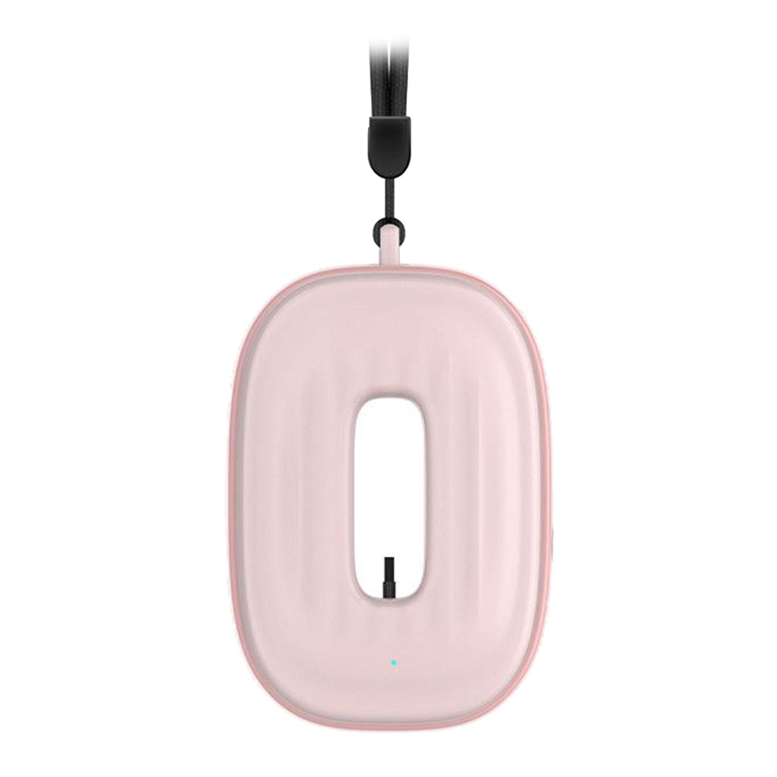 veasfak Kids Adults Personal Ion Generator Portable Air Freshner, USB Rechargeable, 20db Pink