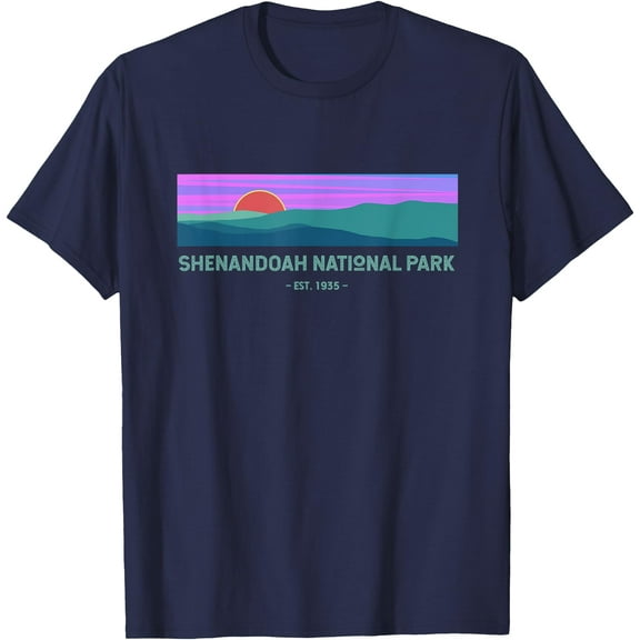 Retro Appalachian Trail Blue Ridge Shenandoah National Park Unisex T-Shirt for Men Women Kids Toddler