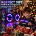 thumbnail image 7 of Radetop Wheel LED Spoke Lights, 2 Pack, USB Rechargeable, 14-29 Inch Bicycle, 7 of 7
