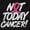 Black, variant on Not Today Breast Cancer Awareness BCA Women's Long Sleeve T Shirt Brisco Brands X
