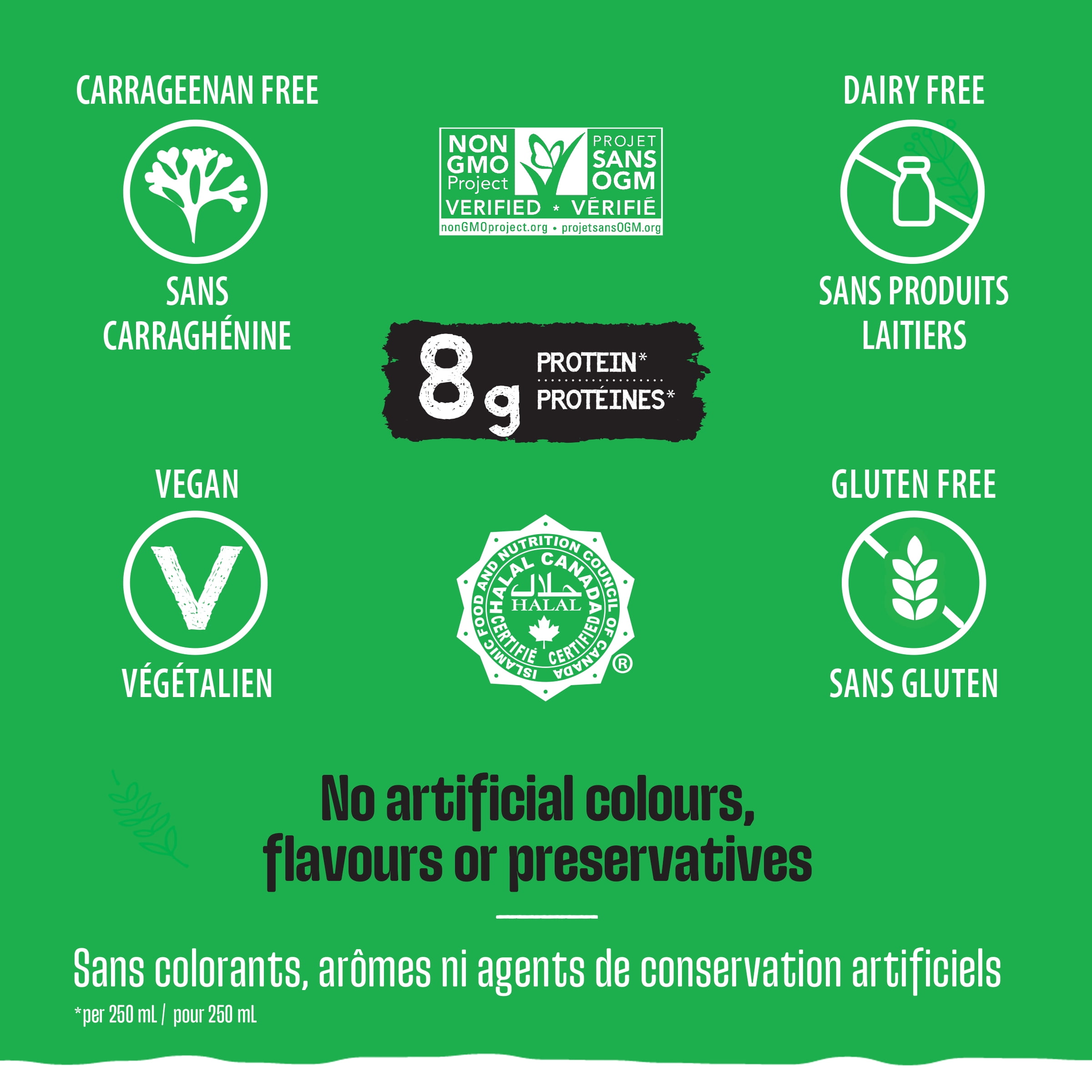 Boisson Amande originale d’origine végétale non sucrée 1.75lt