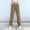 Khaki, variant on Danhjin Dark Blue Cargo Pants for Women Baggy Stretchy Wide Leg High Waisted Straight Casual Pants Streetwear Travel Hiking Pants