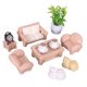 thumbnail image 3 of Juego de Muebles en Miniatura para Casa de Muñecas, Juguete de Simulación, Accesorios de Escena, Sofá en Miniatura, Mesa de Té, Juguetes, Manualidades 11 piezas, 3 of 10