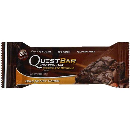 Quest Protein Bar  Chocolate Brownie  20g Protein  12 Ct