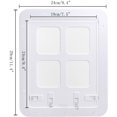 thumbnail image 2 of Puerta para gatos para Perros y Gatos - Dimensiones exteriores: 24 x 29 cm - Cierre de 4 vías - Mosquitera para perros y gatos pequeños con una circunferencia inferior a 60 cm (Blanco median, 2 of 5