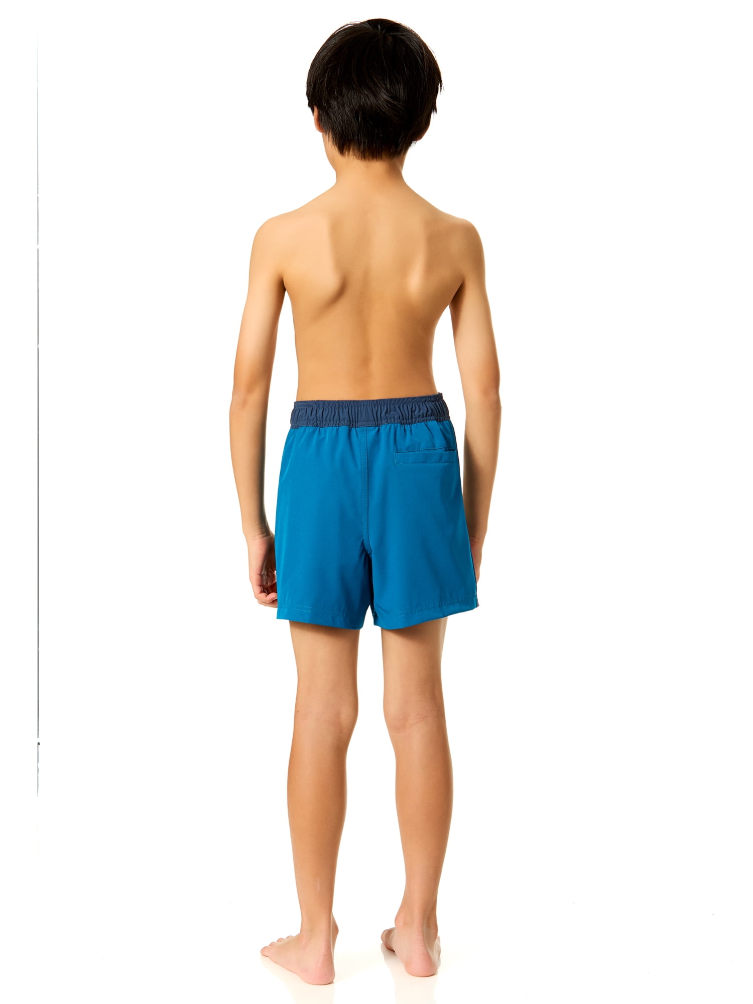 Rugged Shark Boys 6" Inseam Swim Trunks, Sizes 4-16