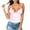 Pink, variant on XUNKUSGA Women Tank Tops Low-cut Camisole Tops Spaghetti Strap Cropped Cami Shirts Pleated V-neck Summer Outfits Relaxed Fit Beach Vacation Clothes