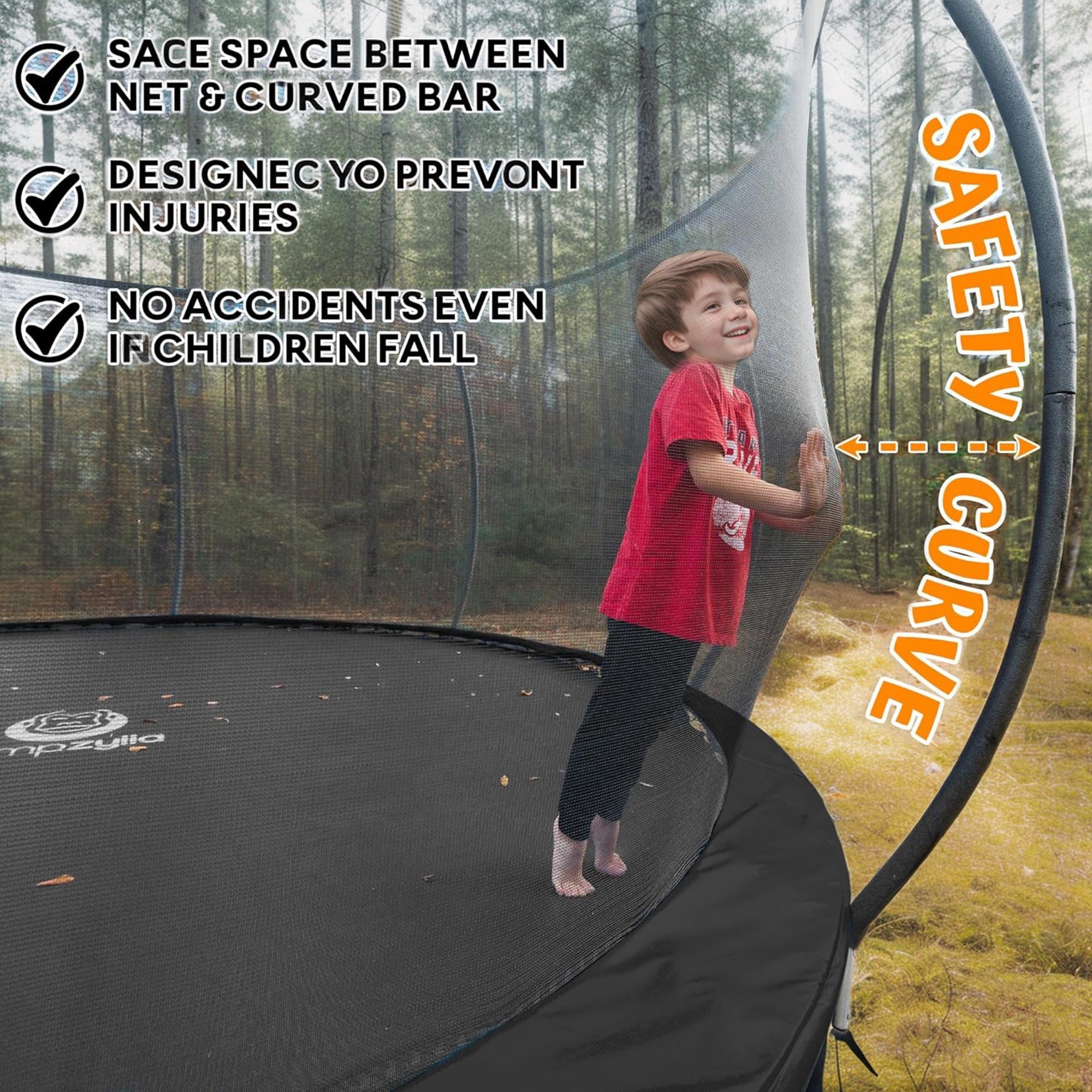 12FT Trampoline with Basketball Hoop for Kids and Adults, SEGMART Upgrade  Outdoor Trampoline with Safety Enclosure Net, Heavy Duty Backyard  Trampoline