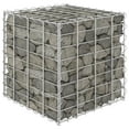 thumbnail image 1 of vidaXL Cube Gabion Raised Bed Steel Wire 40x40x40 cm, 1 of 3