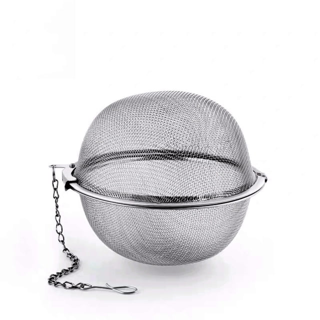 Coladores de té de malla de acero inoxidable, colador Infusor de té, filtros para té, gancho de cadena extendido para cerveza suelta