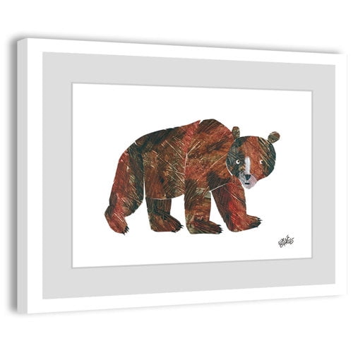Eric Carle Big Brown Bear 2 Framed Art Print