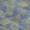 thumbnail image 6 of HomeRoots 651239 3 x 5 ft. Blue Gold & Gray Geometric Washable Machine Made Rectangle Area Rug with UV Protection, 6 of 9