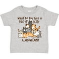 thumbnail image 3 of Inktastic What Do You Call a Pile of Cats? a MEOWTAIN Boys or Girls Toddler T-Shirt, 3 of 5