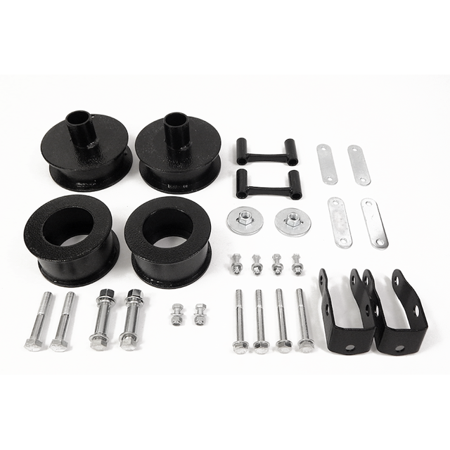 Southern Truck Leveling Kit Suspension 55001 2-1/2 Inch Lift Height; Coil Spring Spacer; Powder Coated; Steel