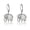 white gold, variant on 18K Rose Gold Plated Fire Opal Birthstone Gemstone Elephant Leverback Earrings for Women Birthday Gifts Mother  Hypoallergenic Jewelry