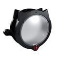 thumbnail image 2 of Flmtop Porte pour Animaux Ronde Sécurité ABS 4 Modes Intérieur Extérieur pour Chien Noir, 2 of 9