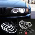 thumbnail image 3 of 4x Ccfl Angel Eye Halo Led Ring Light White Non-projector For E46 3 Series, 3 of 4