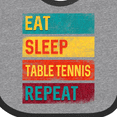 thumbnail image 4 of Inktastic Table Tennis Player Boys or Girls Baby Bib, 4 of 4