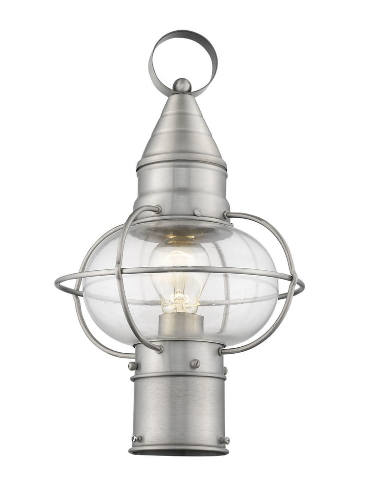 Livex Lighting - Newburyport - 1 Light Outdoor Post Top Lantern in Bohemian