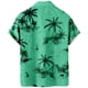 thumbnail image 3 of Camisas Hombre Camiseta de hombre informal con diseño de moda superior con estampado de calle al libre con estampado 3d de árbol de (Green, XXS), 3 of 4