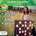 thumbnail image 3 of Premium XL Giant 4 In A Row (4ft x 3ft) - All Weather with Carrying Case, 3 of 6