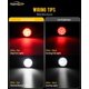 thumbnail image 3 of Luces traseras para remolque Partsam, 4 pulgadas, redondas, LED, 6 unidades, 12 V, 3 of 7