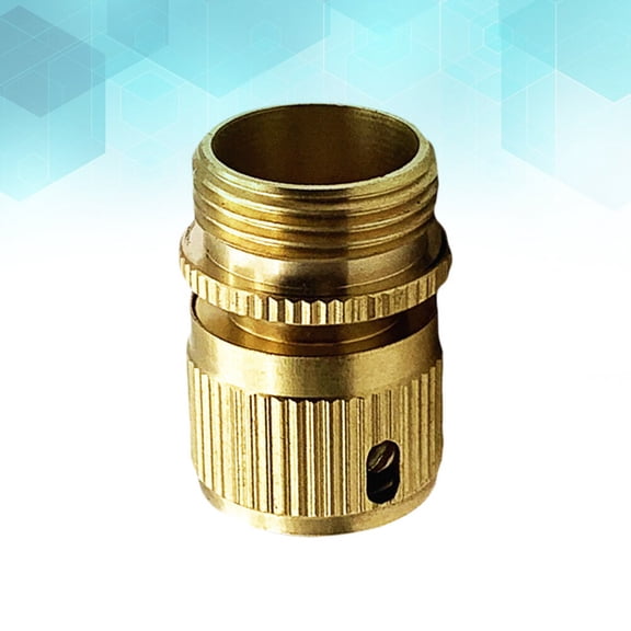 BESTYASH Water Hose Connector 1Pcs Copper Garden Hose Quick Connect for RV