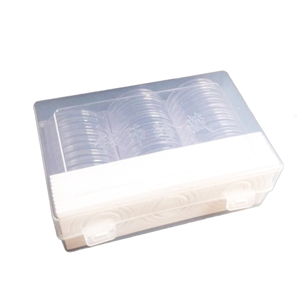 Caja Transparente Para Almacenar Monedas – Organizador Y Contenedor De Plástico